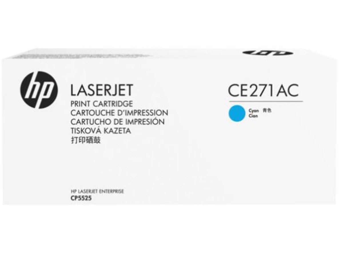 HP CE271AC (No.650A) 青色 LaserJet 碳粉匣 白盒包裝
