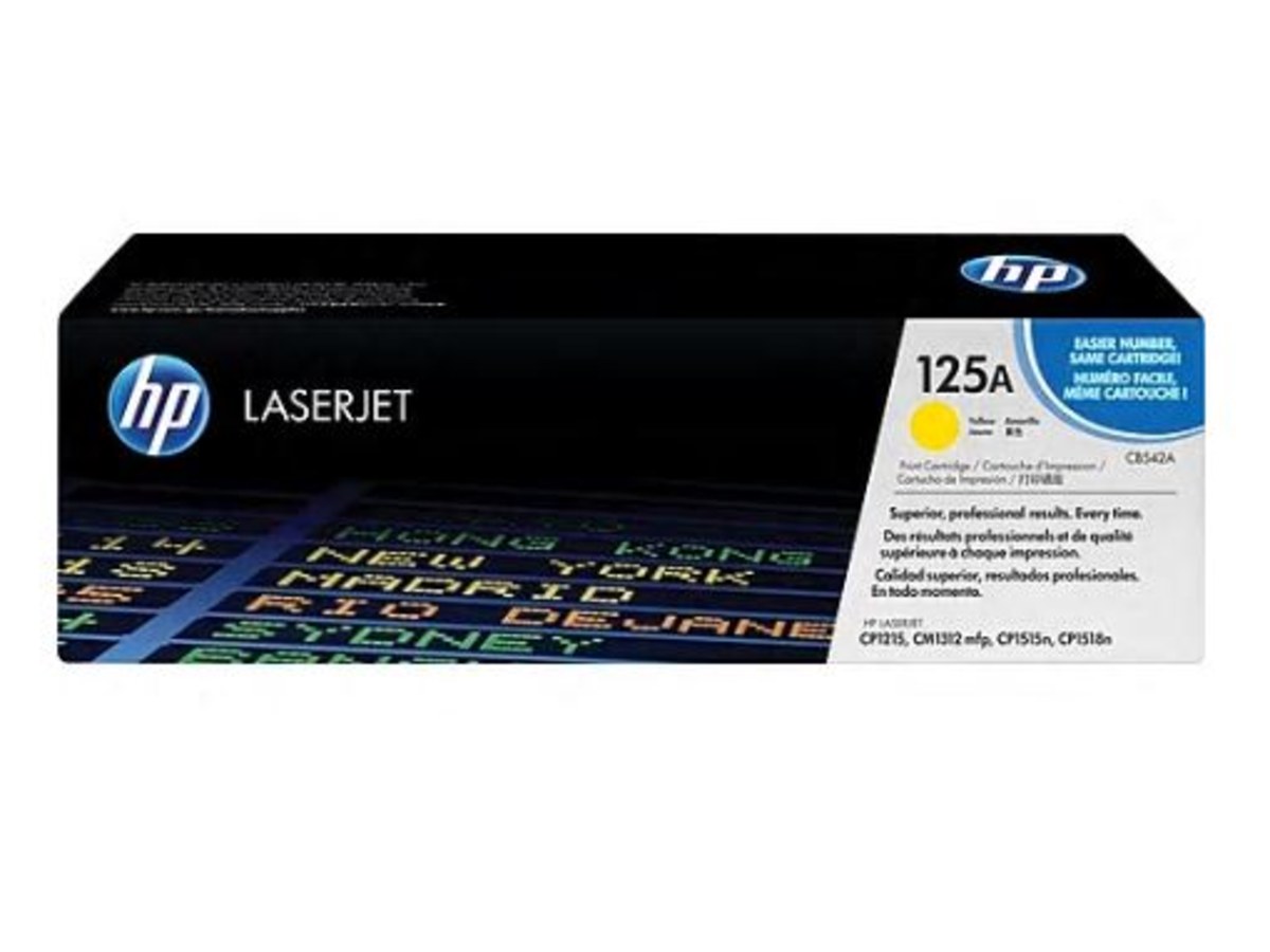 HP CB542A黃色碳粉匣