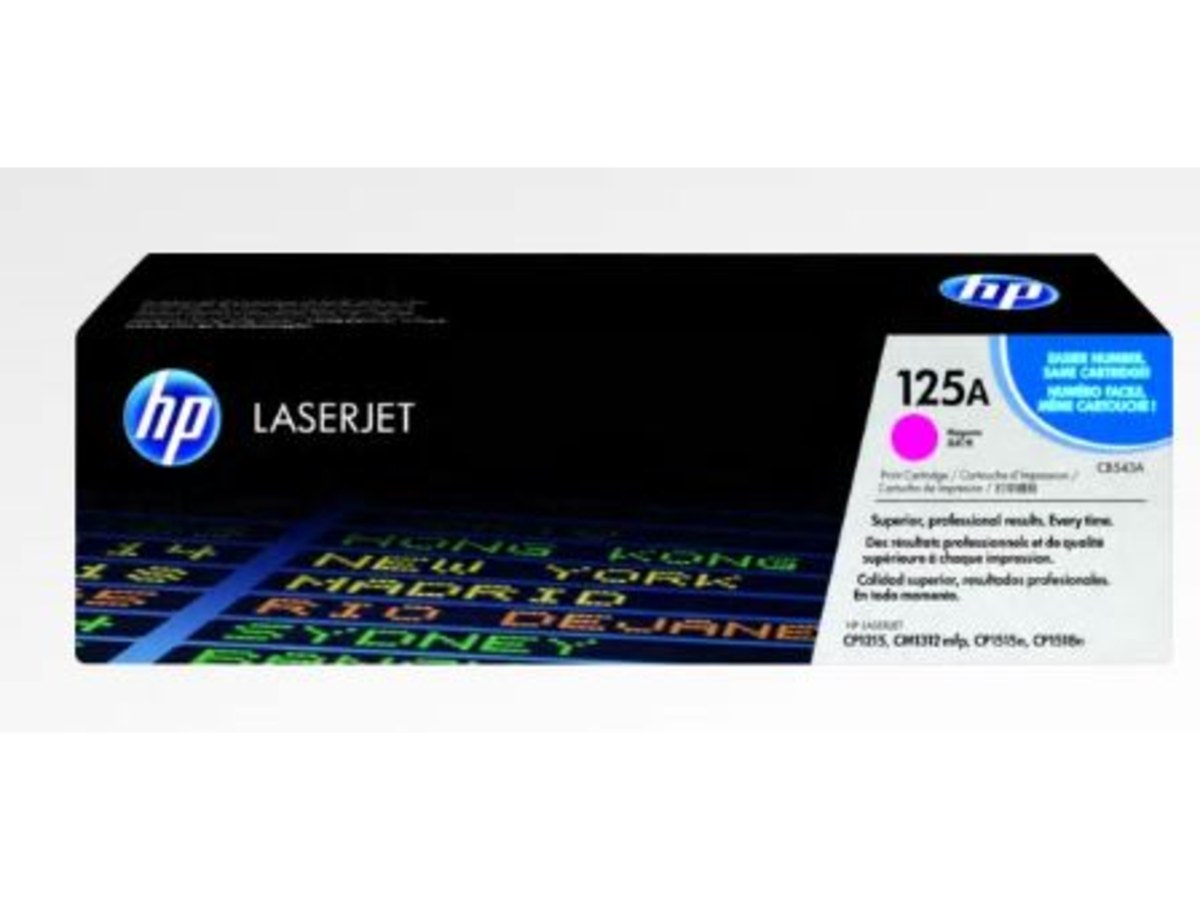 HP CB543A洋紅色碳粉匣