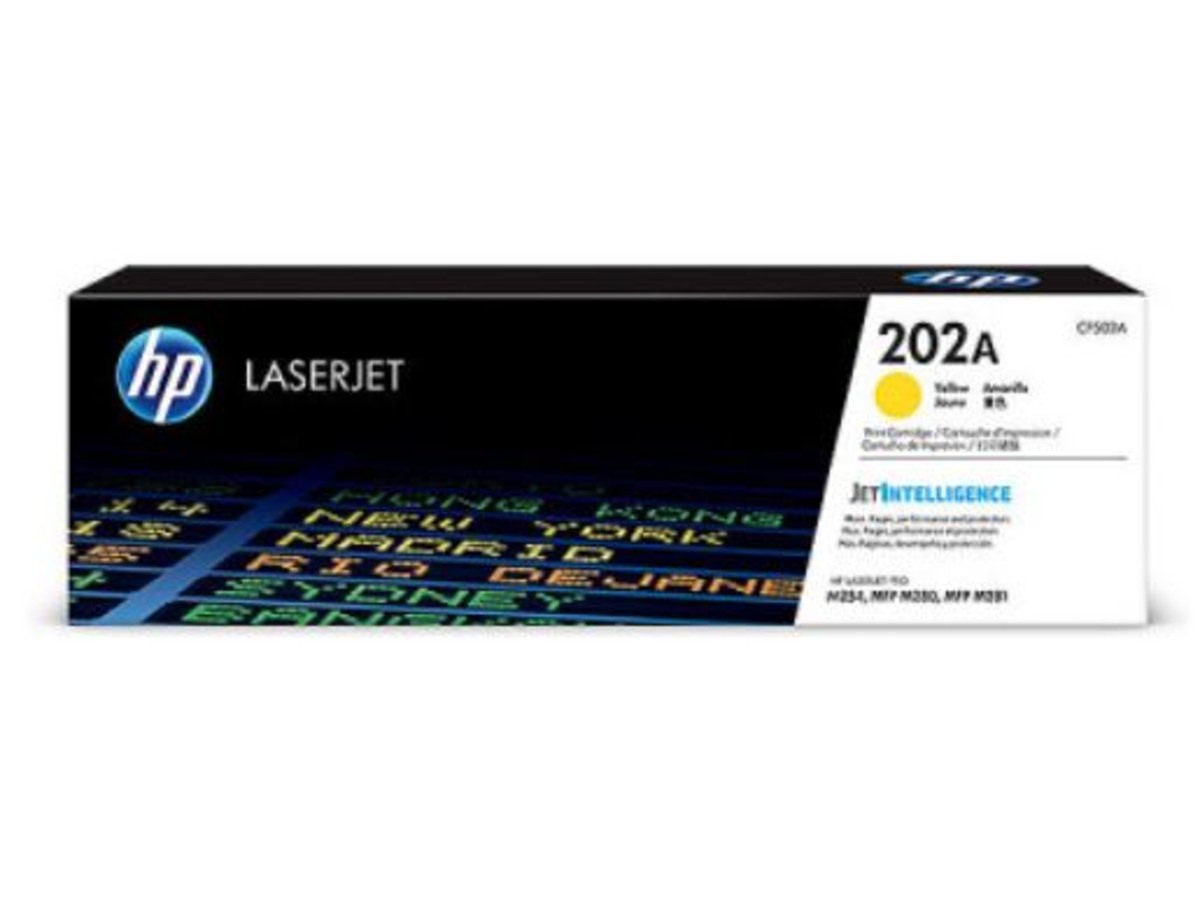 HP 202A 黃色 LaserJet 碳粉匣