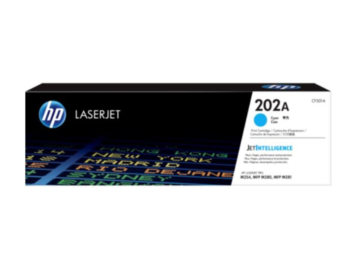 HP 202A 藍色 LaserJet 碳粉匣