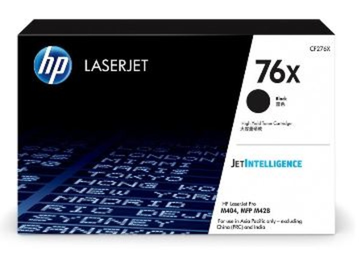 HP 76X 黑色 LaserJet 碳粉匣