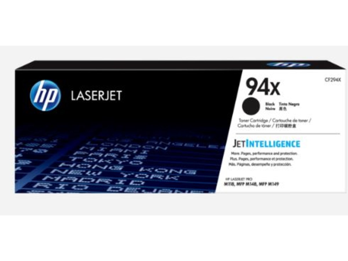 HP 94X 高容量黑色 LaserJet 碳粉匣