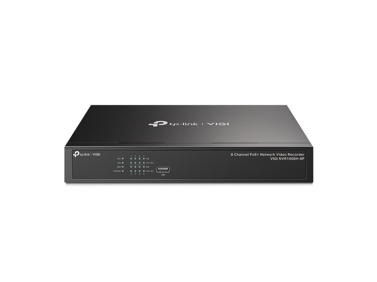 TP-LINK VIGI 8 路 PoE+ 網路監控主機 VIGI NVR1008H-8P