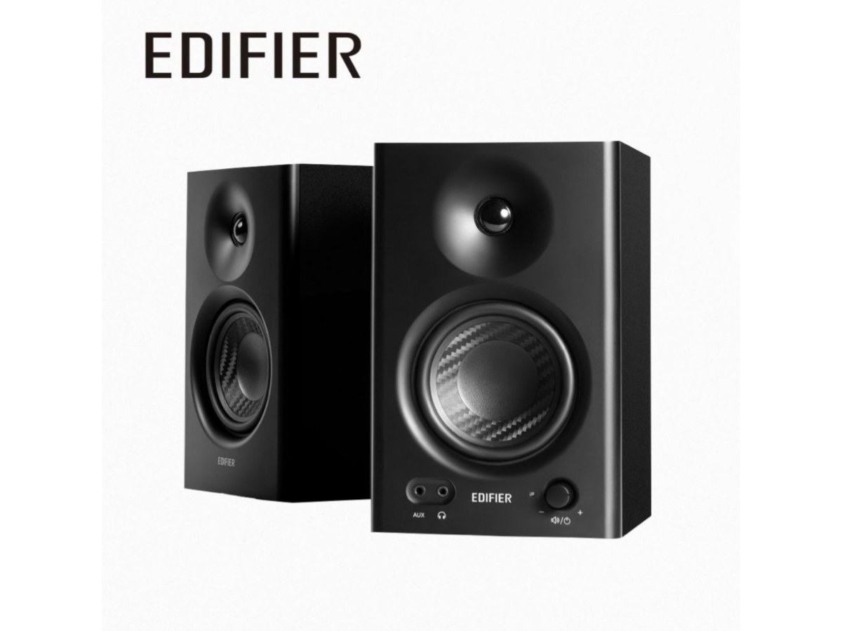 【EDIFIER】QR65 2.0 桌面藍牙揚聲器/ 黑色
