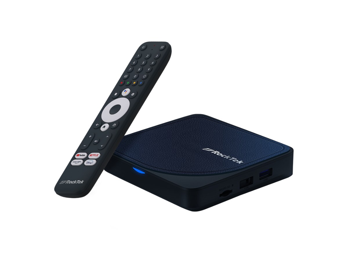 RockTek G2 Google認證Android TV 4K語音智慧電視盒